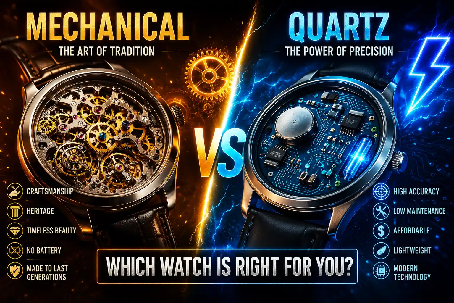 1 Mechanical vs quartz a timeless debate