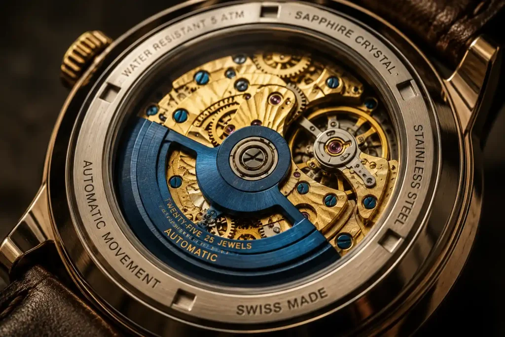 4 Blue Rotor Mechanical Watch