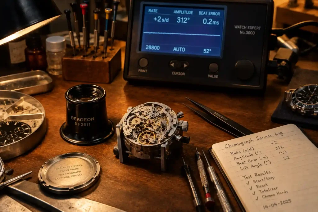 8 Precision Watchmaker’s Golden Workshop